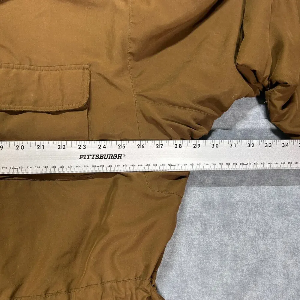 Vintage Banana Republic Safari Travel Clothing Field Jacket Wool Lined Mens XL
